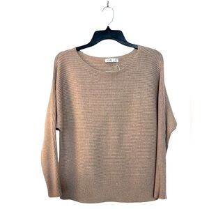 RIELLE Crew Neck Sweater Cozy Knit Relaxed Fit